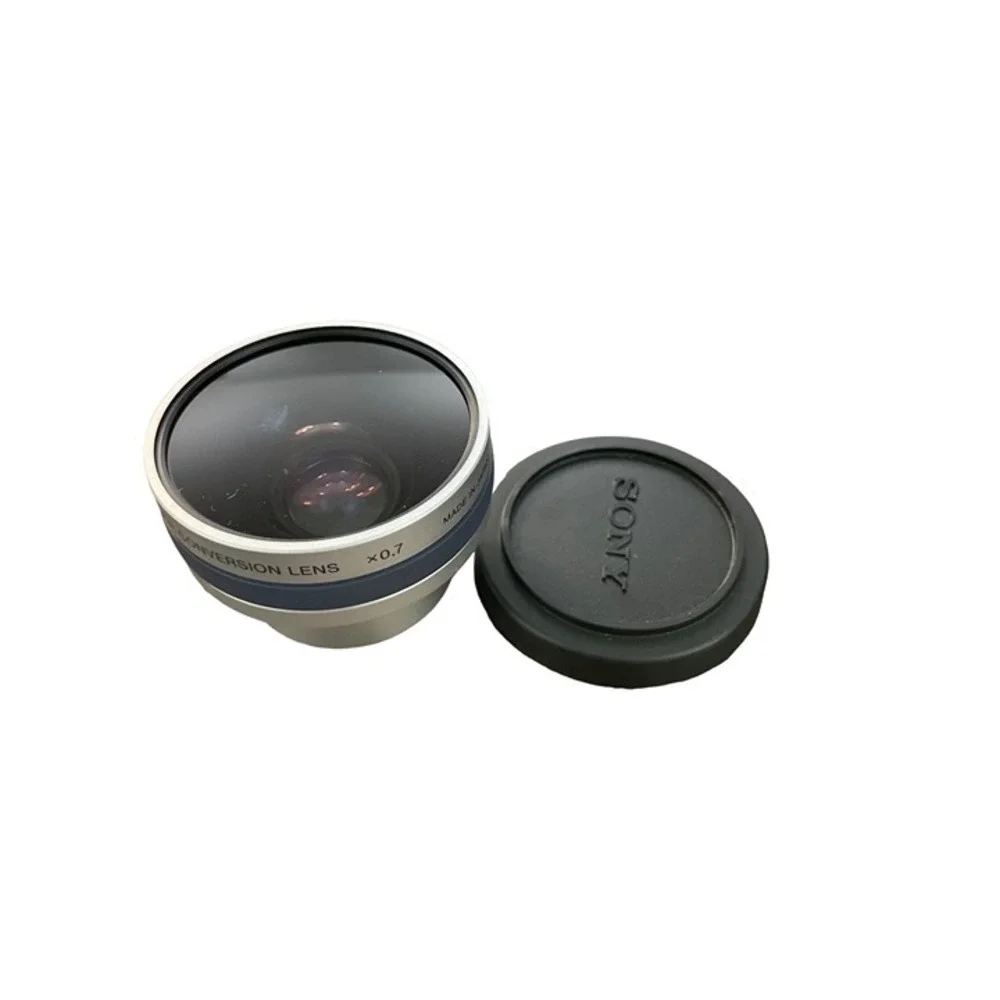Sony VCL-HG0730 Wide Conversion Lens 0.7x Silver Excellent Condition Japan